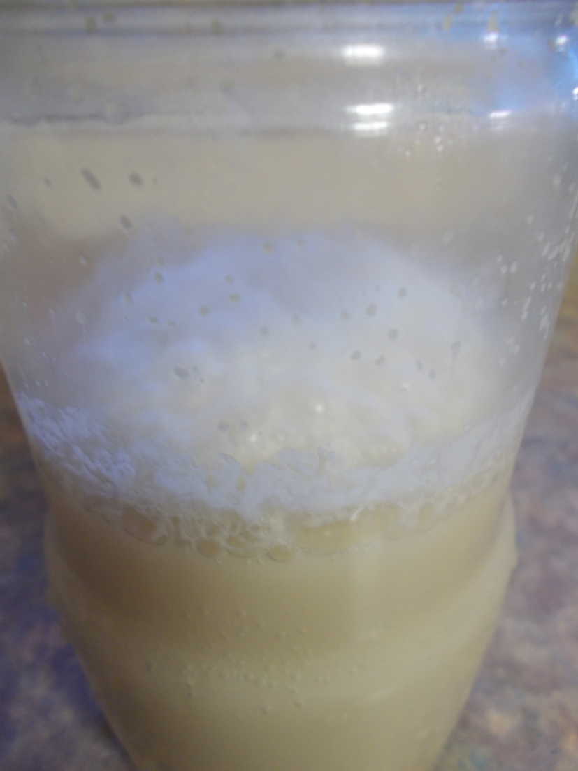 Note the foam